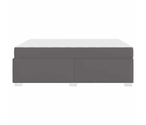 Gultas Rāmis Cits Pelēka 160 X 200 Cm Mākslīgā Āda Vidaxl