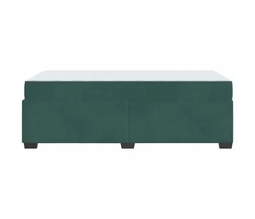 Voodi Raam Madratsiga Tume Rohelise 80 X 200 Cm Kangas