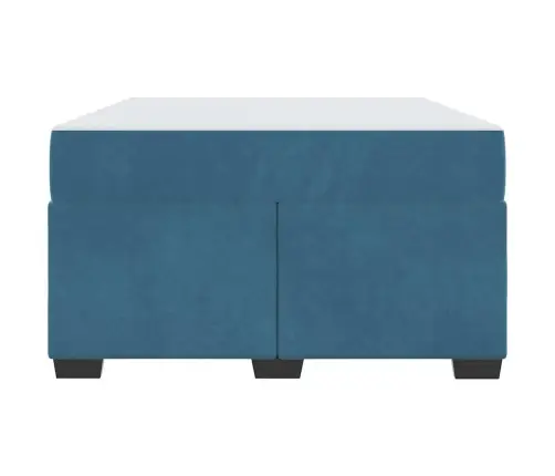 Lovos Rėmas Su Čiužiniu Tamsiai Mėlyna 120 X 190 Cm Audinys