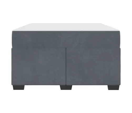 Lovos Rėmas Su Čiužiniu Tamsiai Pilka 120 X 200 Cm Audinys