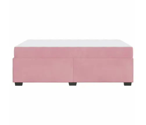 Lovos Rėmas Su Čiužiniu Rožinė 120 X 200 Cm Audinys