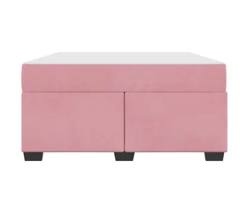 Lovos Rėmas Su Čiužiniu Rožinė 140 X 200 Cm Audinys