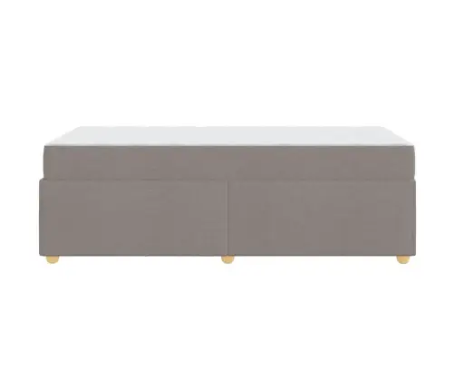 Lovos Rėmas Su Čiužiniu Taupe 90 X 200 Cm Audinys