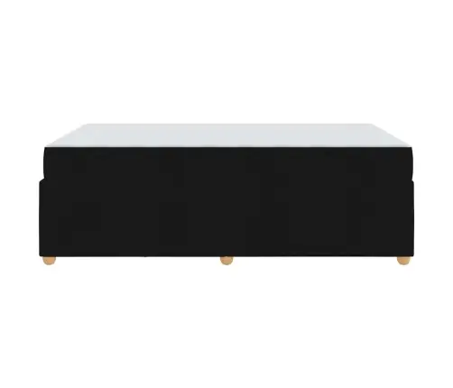 Gultas Rāmis Ar Matraci Cits Melna 120 X 190 Cm Audums Vidaxl