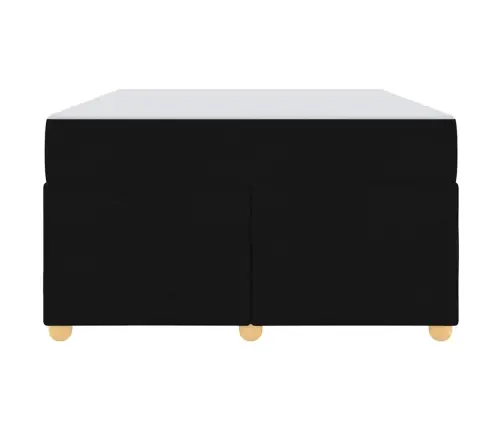 Gultas Rāmis Ar Matraci Cits Melna 120 X 200 Cm Audums Vidaxl