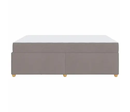 Lovos Rėmas Su Čiužiniu Taupe 140 X 200 Cm Audinys