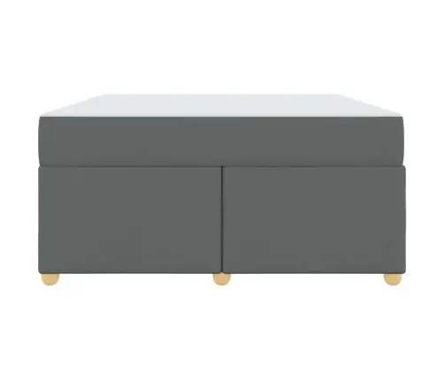 Voodi Raam Madratsiga Tumehall 160 X 200 Cm Kangas