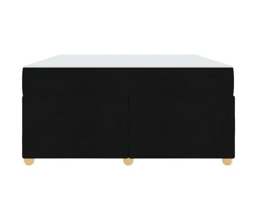 Gultas Rāmis Ar Matraci Cits Melna 160 X 200 Cm Audums Vidaxl