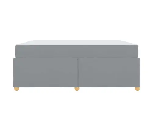 Lovos Rėmas Su Čiužiniu Šviesiai Pilka 180 X 200 Cm Audinys