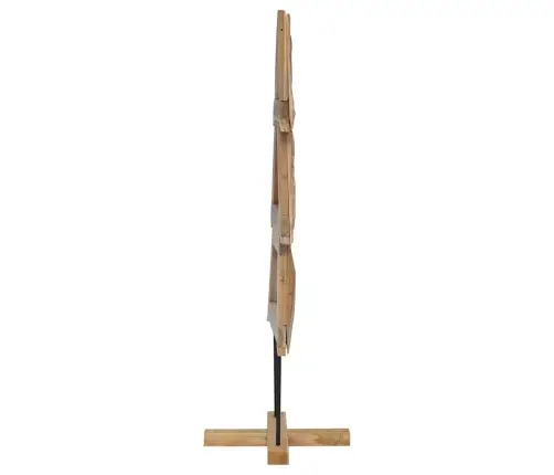 Ziemassvētku Eglīte Ar Statīvu Brūna 150 Cm Masīvs Tīkkoks Vidaxl