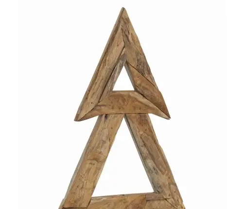 Ziemassvētku Eglīte Ar Statīvu Brūna 180 Cm Masīvs Tīkkoks Vidaxl