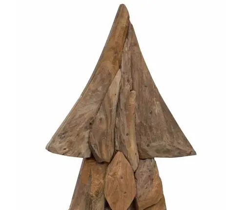 Ziemassvētku Eglīte Ar Statīvu Brūna 90 Cm Masīvs Tīkkoks Vidaxl