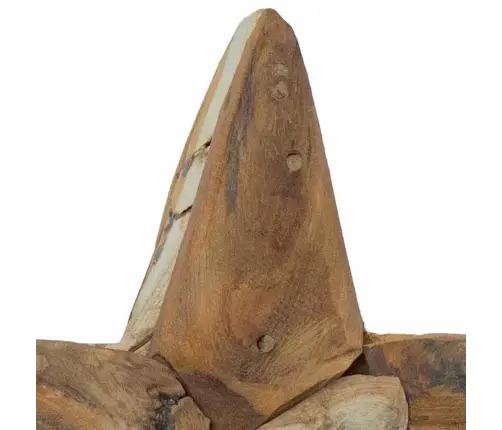 Kalėdų Žvaigždė Ruda 30 X 5 X 45 Cm Kieto Teka Medžio