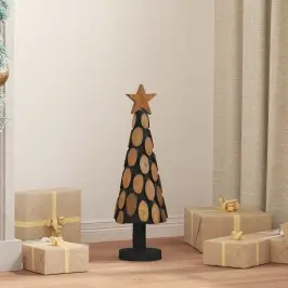 Ziemassvētku Eglīte Ar Statīvu Brūna 60 Cm Masīvs Tīkkoks Vidaxl