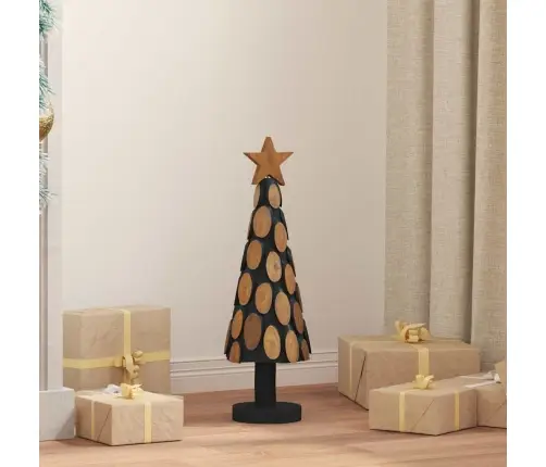 Ziemassvētku Eglīte Ar Statīvu Brūna 60 Cm Masīvs Tīkkoks Vidaxl