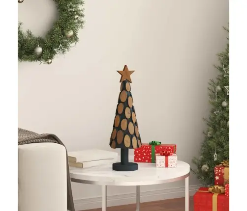 Ziemassvētku Eglīte Ar Statīvu Brūna 60 Cm Masīvs Tīkkoks Vidaxl