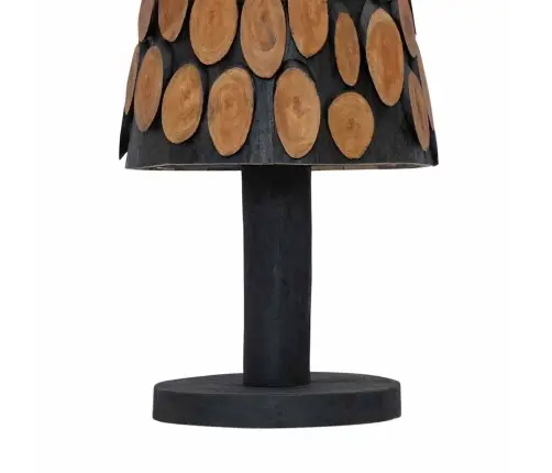 Ziemassvētku Eglīte Ar Statīvu Brūna 120 Cm Masīvs Tīkkoks Vidaxl