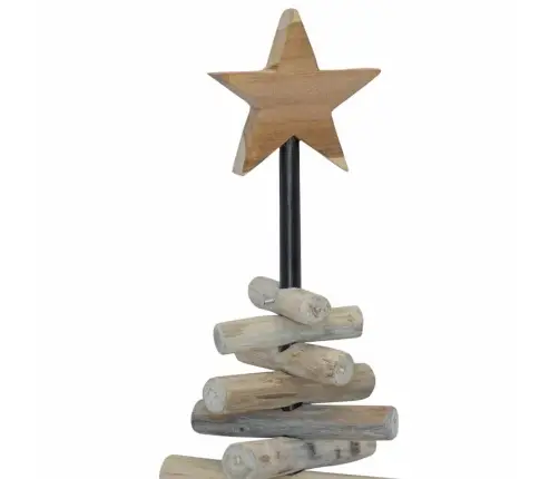 Ziemassvētku Eglīte Ar Statīvu Brūna 60 Cm Masīvs Tīkkoks Vidaxl