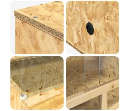 Terārijs Brūna 100 X 50 X 100 Cm Osb Vidaxl