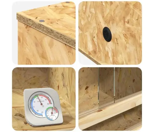 Terrarium Pruun 50 X 50 X 130 Cm Osb