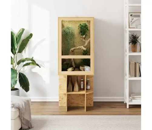 Terrarium Pruun 50 X 50 X 130 Cm Osb