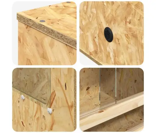 Terrarium Pruun 50 X 50 X 130 Cm Osb