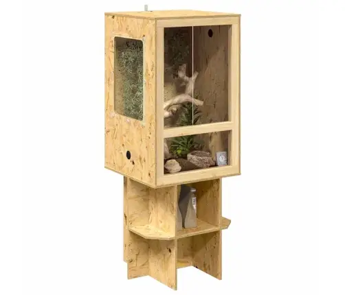 Terrarium Pruun 50 X 50 X 130 Cm Osb