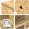Terārijs Brūna 60 X 30 X 80 Cm Osb Vidaxl