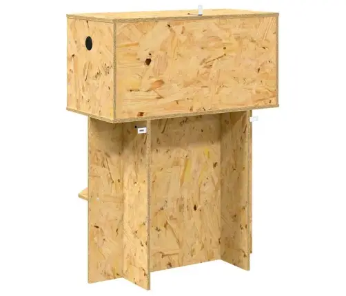Terārijs Brūna 60 X 30 X 80 Cm Osb Vidaxl