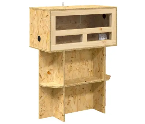 Terārijs Brūna 60 X 30 X 80 Cm Osb Vidaxl