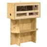 Terārijs Brūna 60 X 30 X 80 Cm Osb Vidaxl