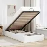 Lovos Rėmas Su Čiužiniu Su Čiužiniu 2 Pcs Balta Pvc