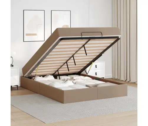 Voodiraam Madratsiga Madratsiga 2 Pcs Tumebeež Pvc