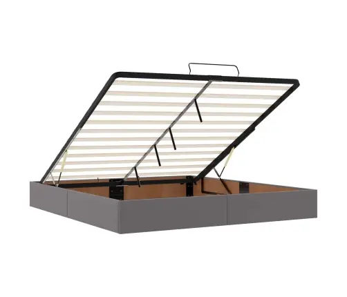 Lovos Rėmas Su Čiužiniu Su Čiužiniu 2 Pcs Pilka Pvc