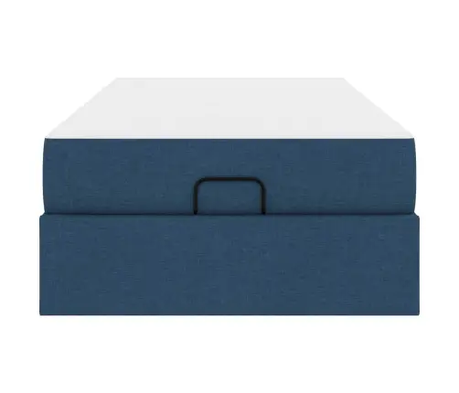 Lovos Rėmas Su Čiužiniu Su Čiužiniu 2 Pcs Mėlyna Audinys