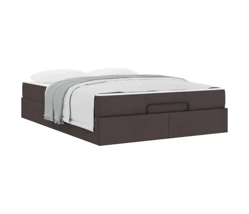 Voodiraam Madratsiga Madratsiga 2 Pcs Tumebeež Kangas