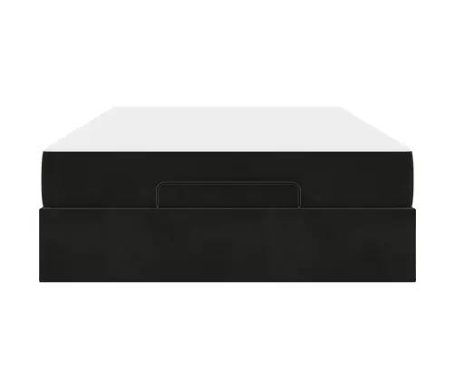 Lovos Rėmas Su Čiužiniu Su Čiužiniu 2 Pcs Juoda Aksomas