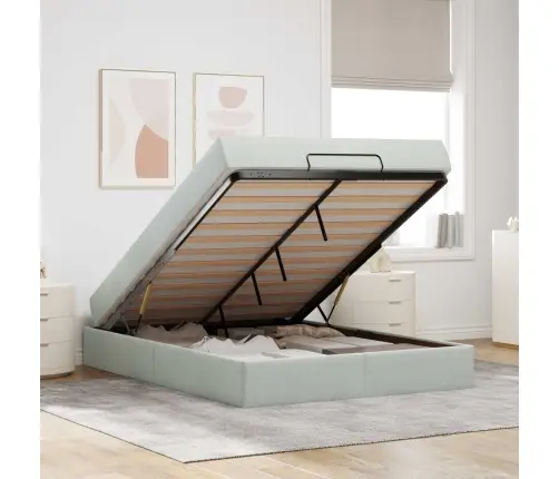 Voodiraam Madratsiga Madratsiga 2 Pcs Helehall Samet