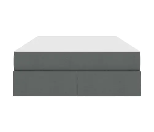 Lova Su Daiktų Laikymo Vieta Ir Čiužiniu Tamsiai Pilka