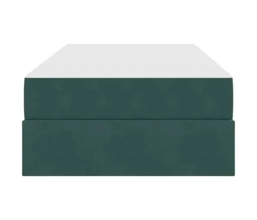 Lova Su Daiktų Laikymo Vieta Ir Čiužiniu Tamsiai Žalia