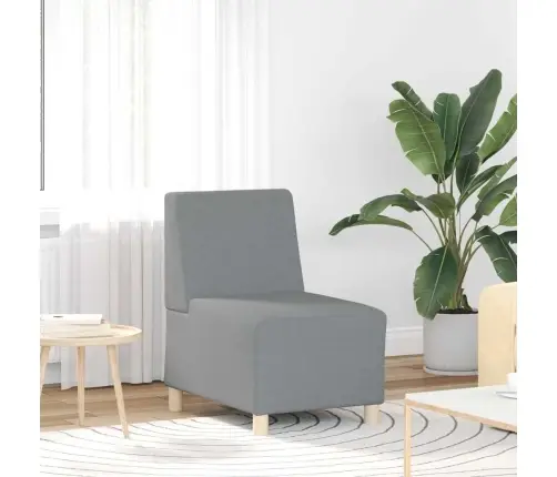 Käetugedeta Mooduldiivani Element 2 Pcs Helehall