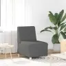 Dīvāna Krēsls Gaišā Pelēkā Krāsā 55 Cm Audums 2 Pcs Vidaxl