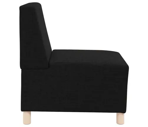 Modulinis Sofa Vienetas Be Rankų 2 Pcs Juoda 55 X 74 X 82 Cm