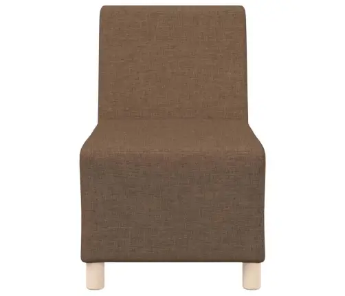 Dīvāna Krēsls Gaišā Pelēkā Krāsā 55 Cm Audums 2 Pcs Brūna Vidaxl