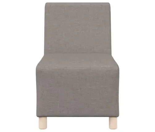 Dīvāna Krēsls Gaišā Pelēkā Krāsā 55 Cm Audums 2 Pcs Pelēkbrūna Vidaxl