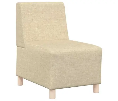 Dīvāna Krēsls Gaišā Pelēkā Krāsā 55 Cm Audums 2 Pcs Krēmkrāsa Vidaxl