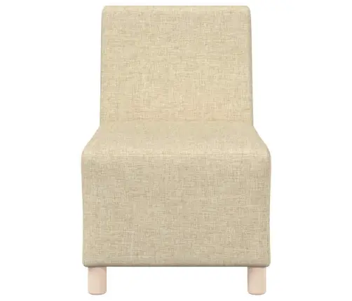 Dīvāna Krēsls Gaišā Pelēkā Krāsā 55 Cm Audums 2 Pcs Krēmkrāsa Vidaxl