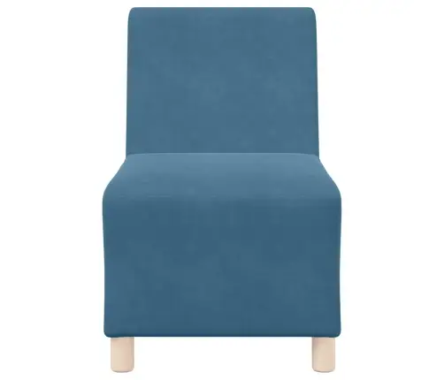 Dīvāna Krēsli 2 Pcs Zila 55 X 74 X 82 Cm Samts Vidaxl