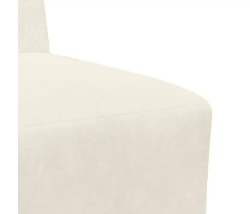 Dīvāna Krēsli 2 Pcs Krēmkrāsa 55 X 74 X 82 Cm Samts Vidaxl