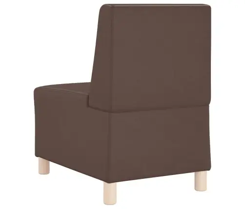 Dīvāna Krēsli 2 Pcs Brūna 55 X 74 X 82 Cm Mākslīgā Āda Vidaxl